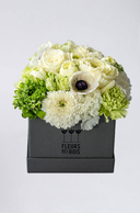 Boîte  à Fleurs Blanche